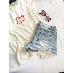 SOLD Forever 21 Jean cut off shorts